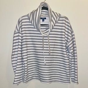 Pre-owned - Chaps Woven Striped Heavyweight Top (M)